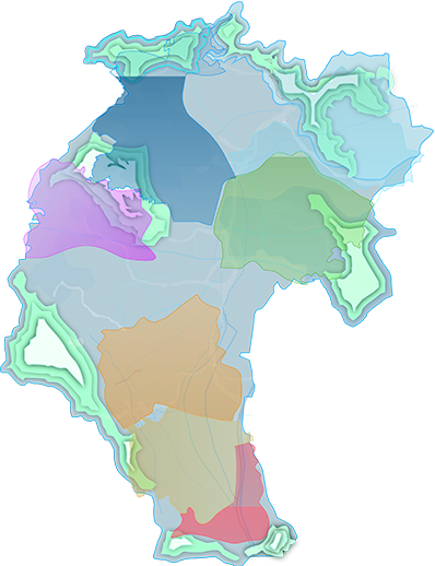 正规博彩平台
区七大重点片区地图
